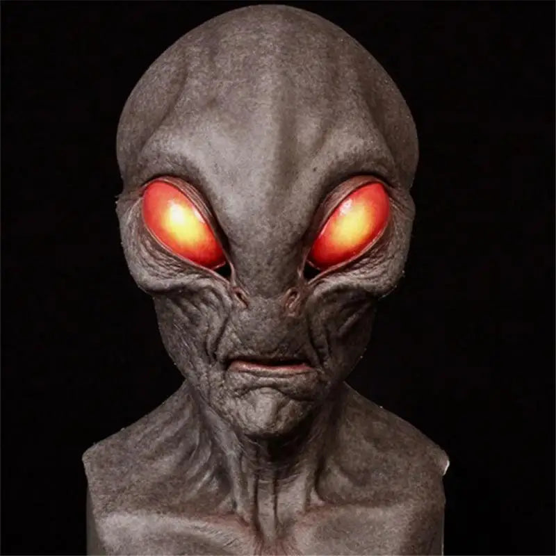 Halloween Alien Mask Headwear Horror Masquerade UFO Space Props Accessories